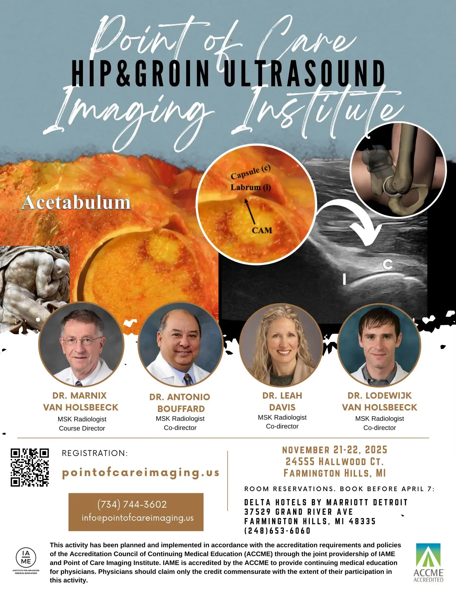 Point of Care Imaging Institute Fall 2025: Hip & Groin Ultrasound